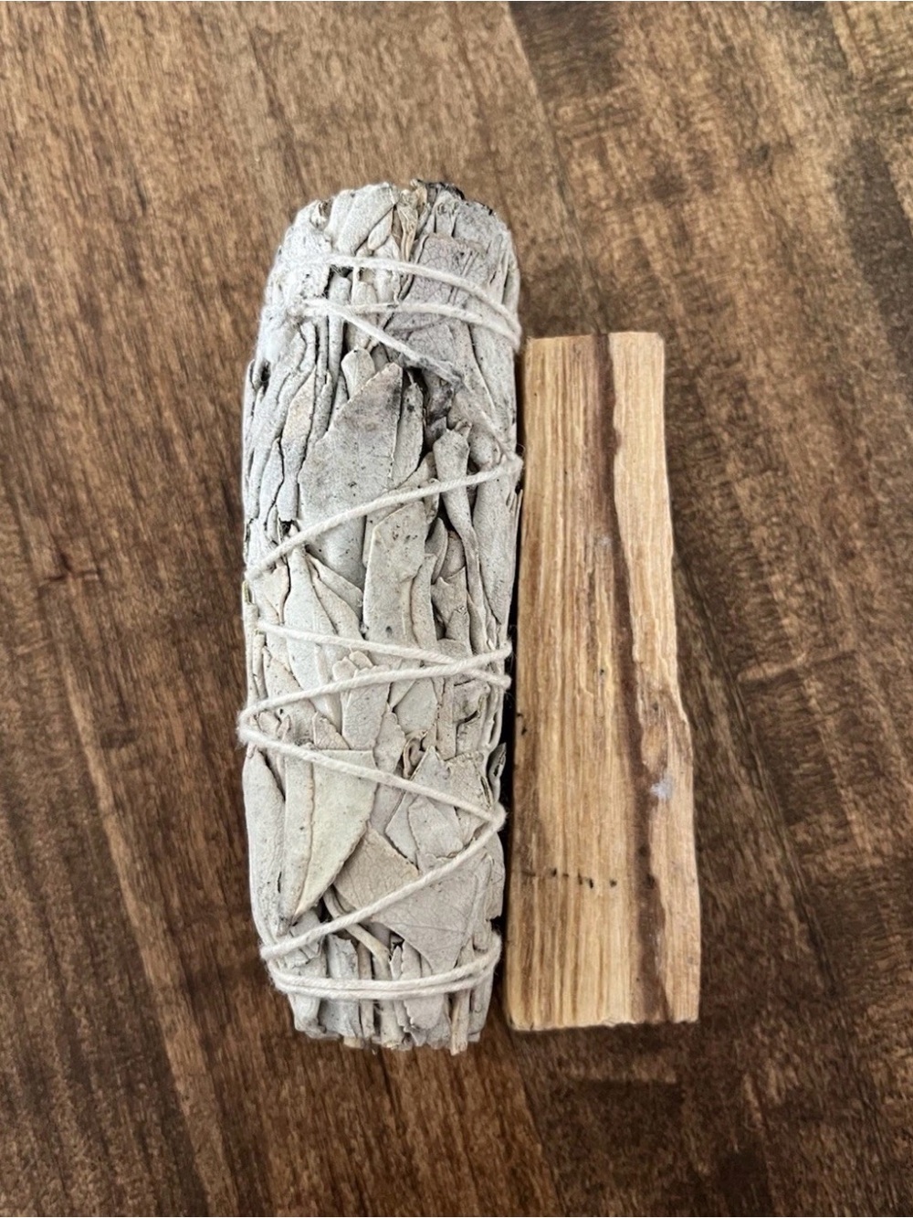 White Sage and Palo Santo Smudge Stick